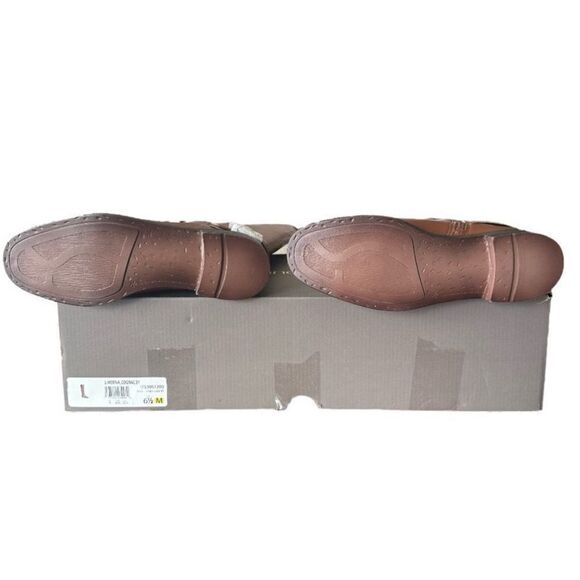 Franco Sarto Women's Brown Leather Riding Boots Size 6.5 - Picture 6 of 8